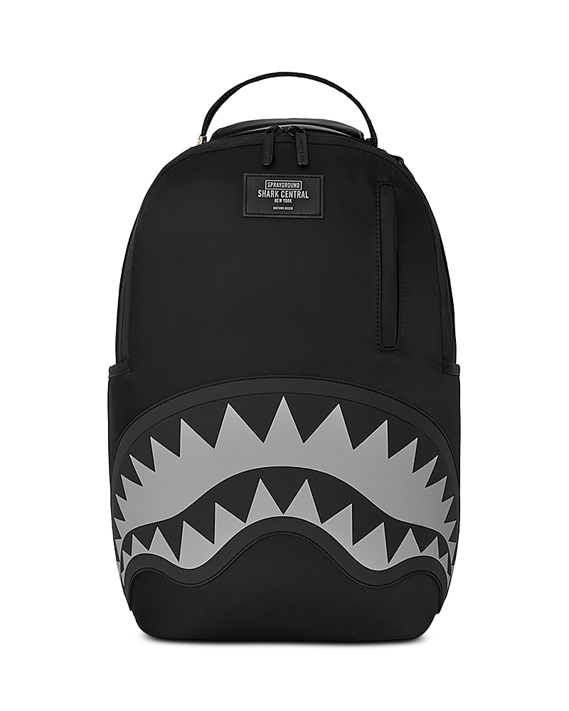 Unisex Shark Central Embossed Backpack