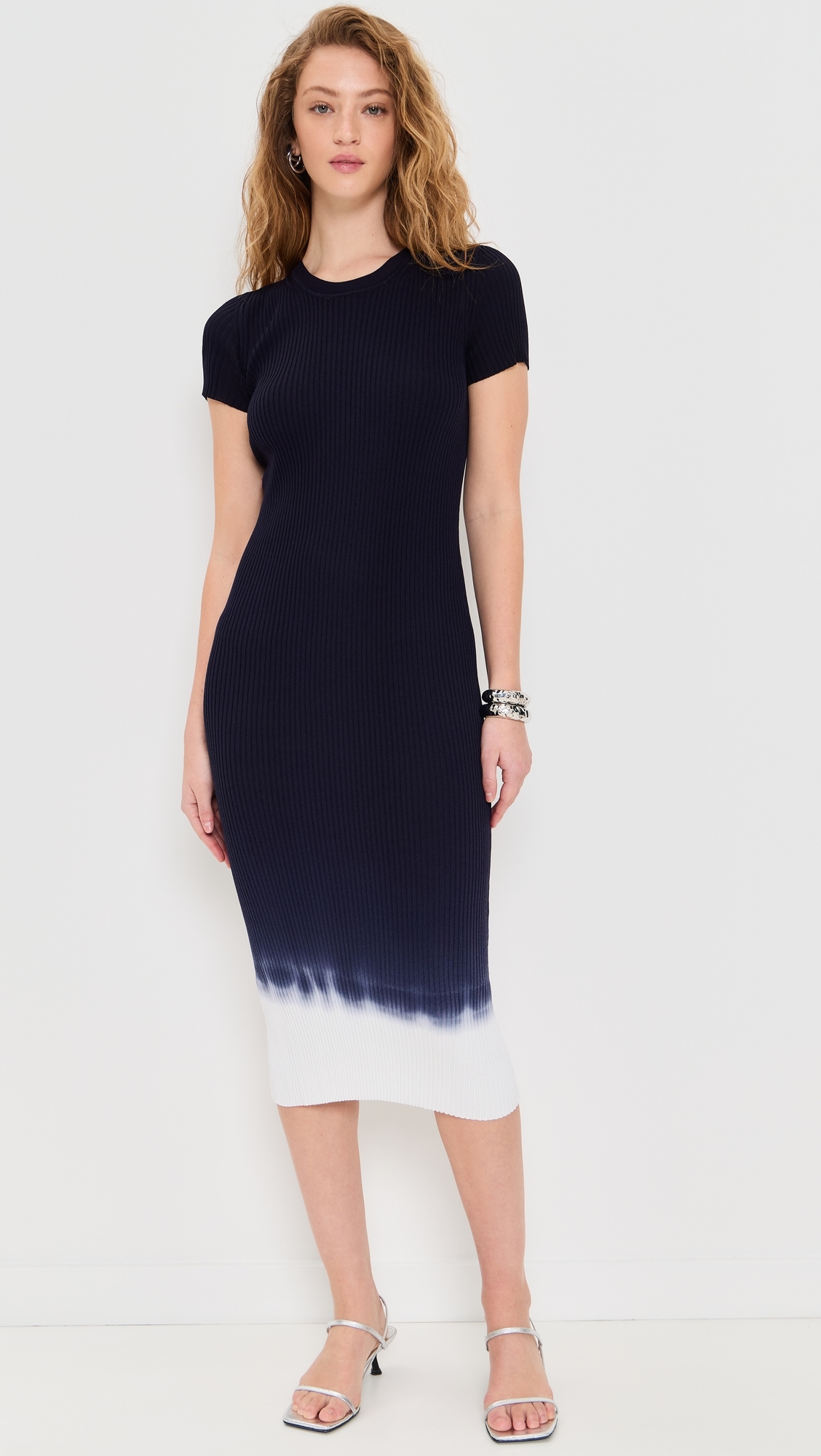 Colleen Dress Navy Ombre