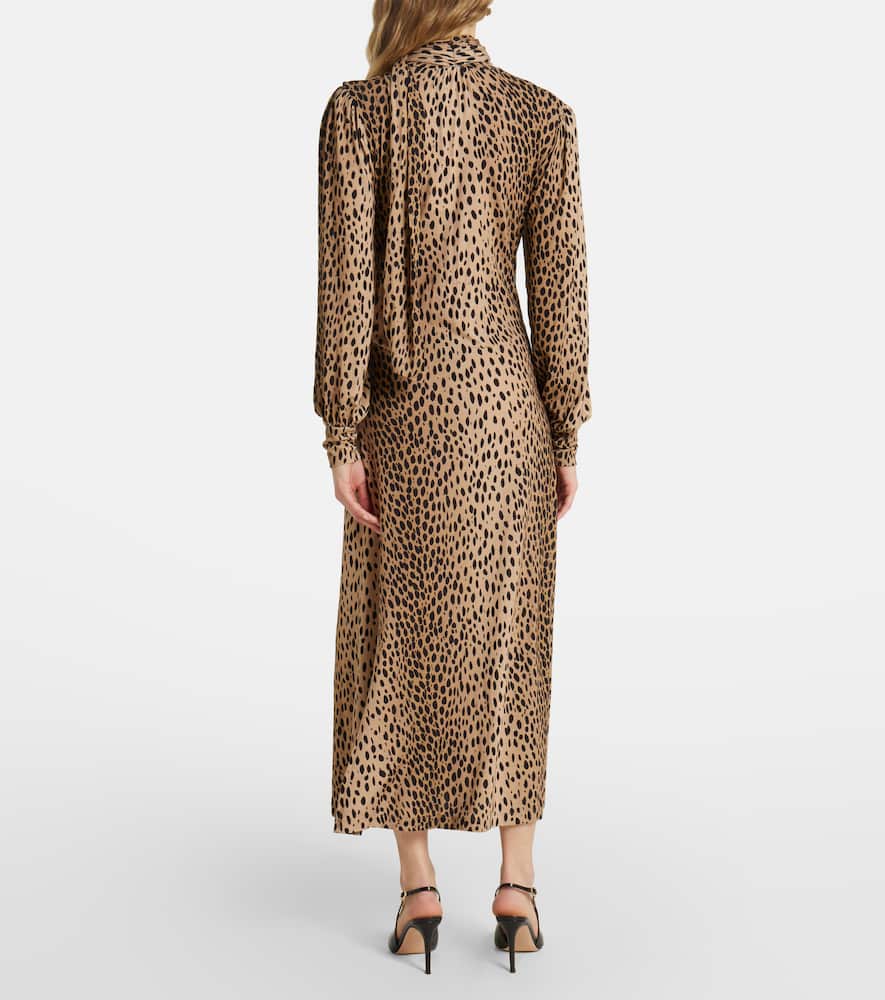 Avalon polka-dot maxi dress