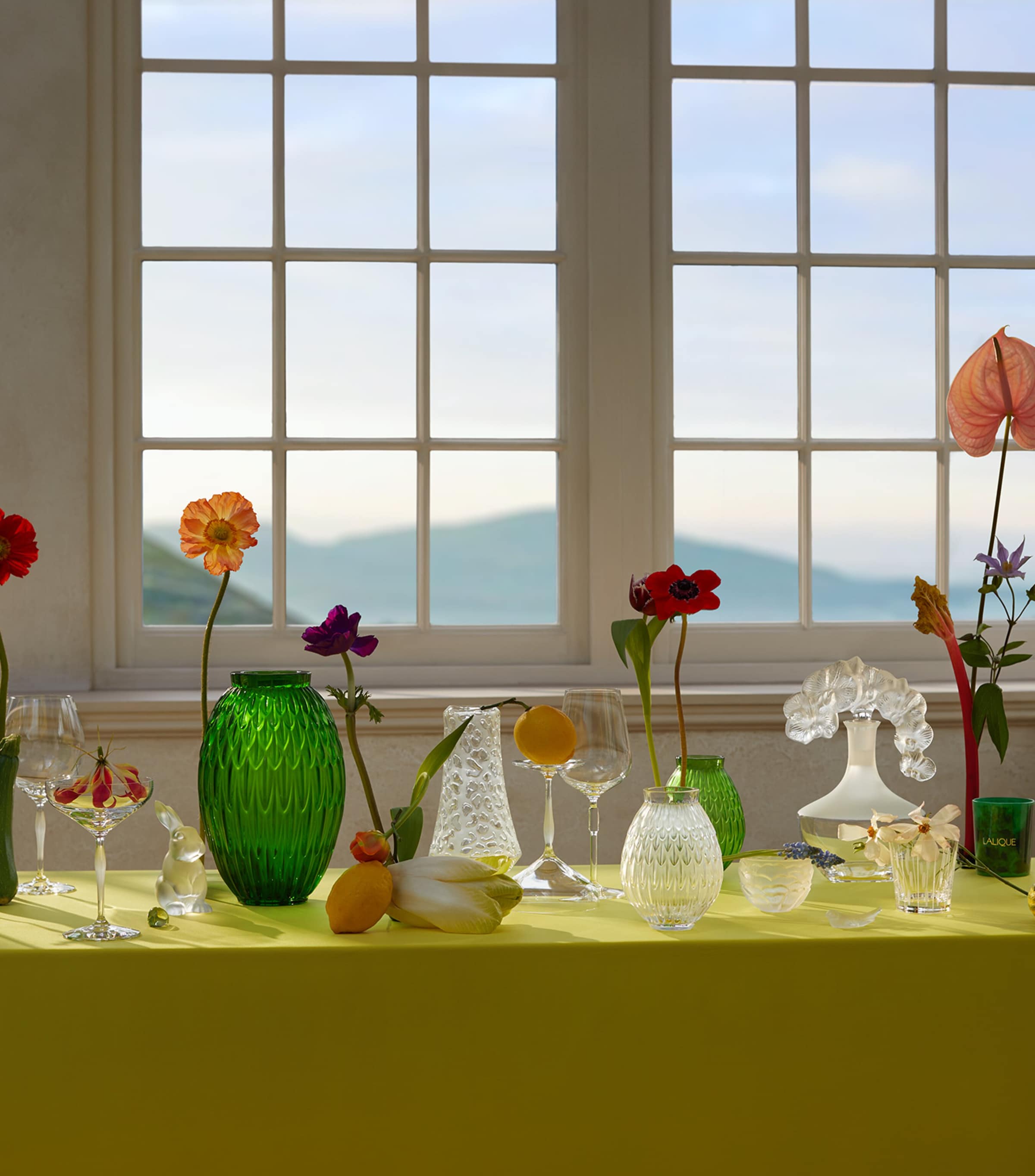 Crystal Plumes Vase