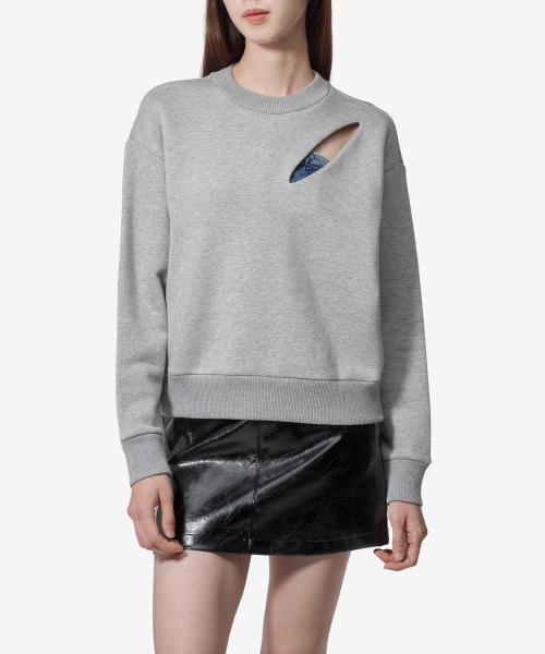 Slash Detail Sweatshirt