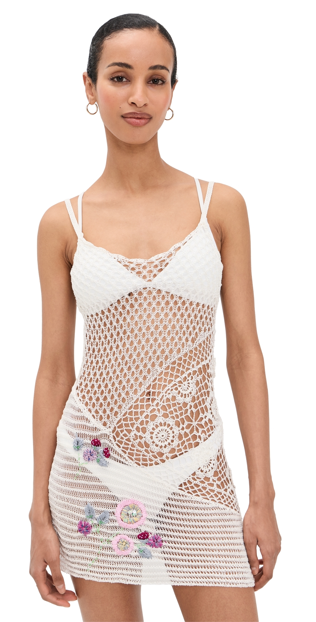 Apollo Crochet Mini Dress Tanlines