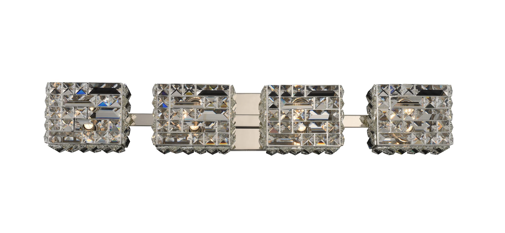 Marazzi 4-Light 31" Bathroom Vanity Light in Polished Nicke