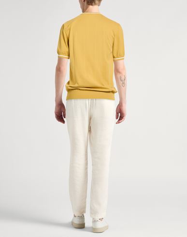 Man Sweater Marigold Size XL Cotton