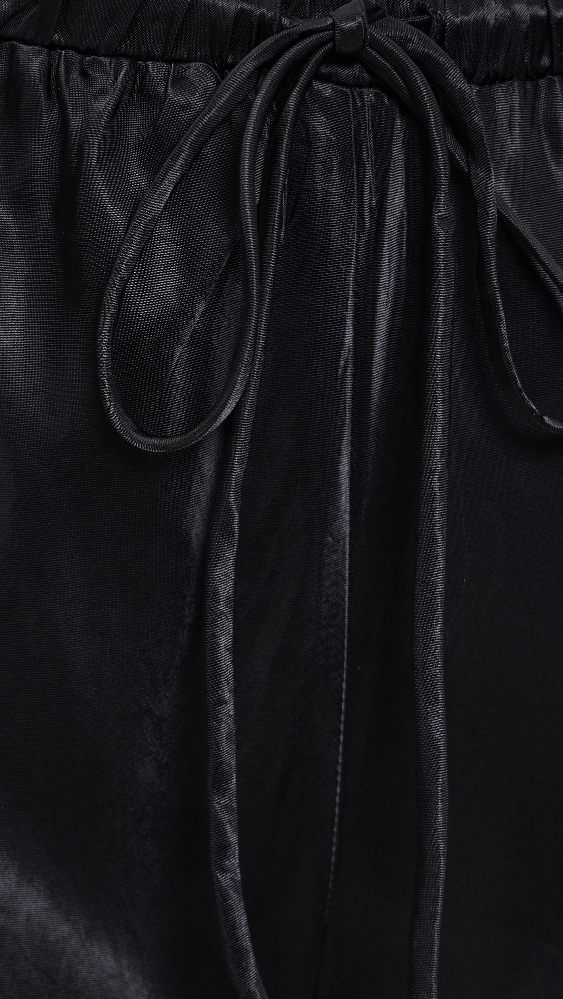 Rae Satin Pants Black