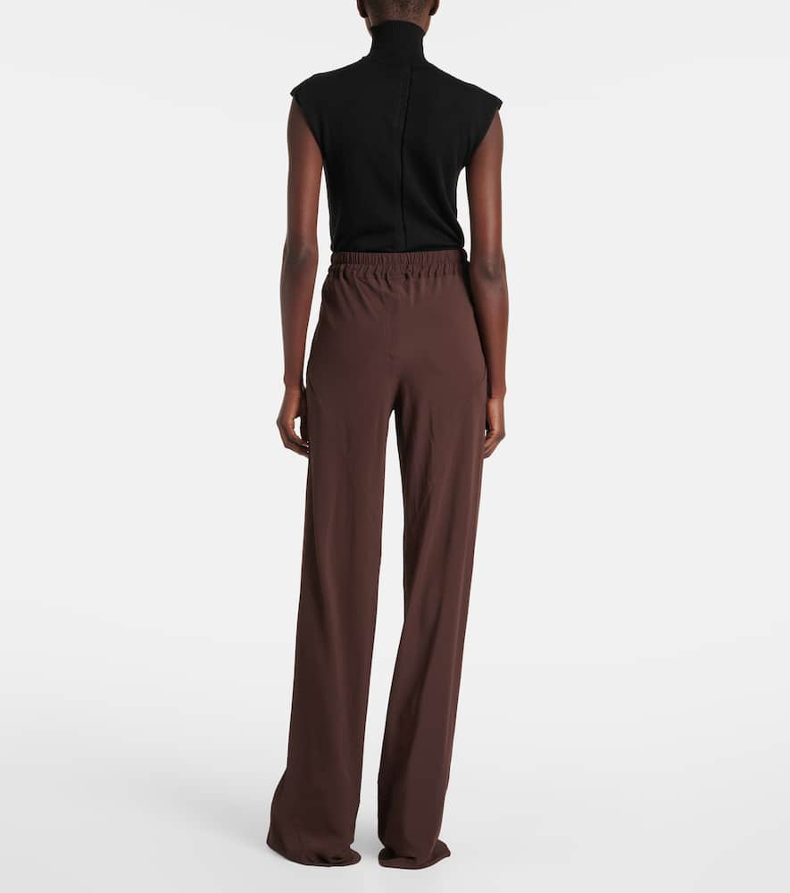 Dietrich Drawstring crêpe cady straight pants