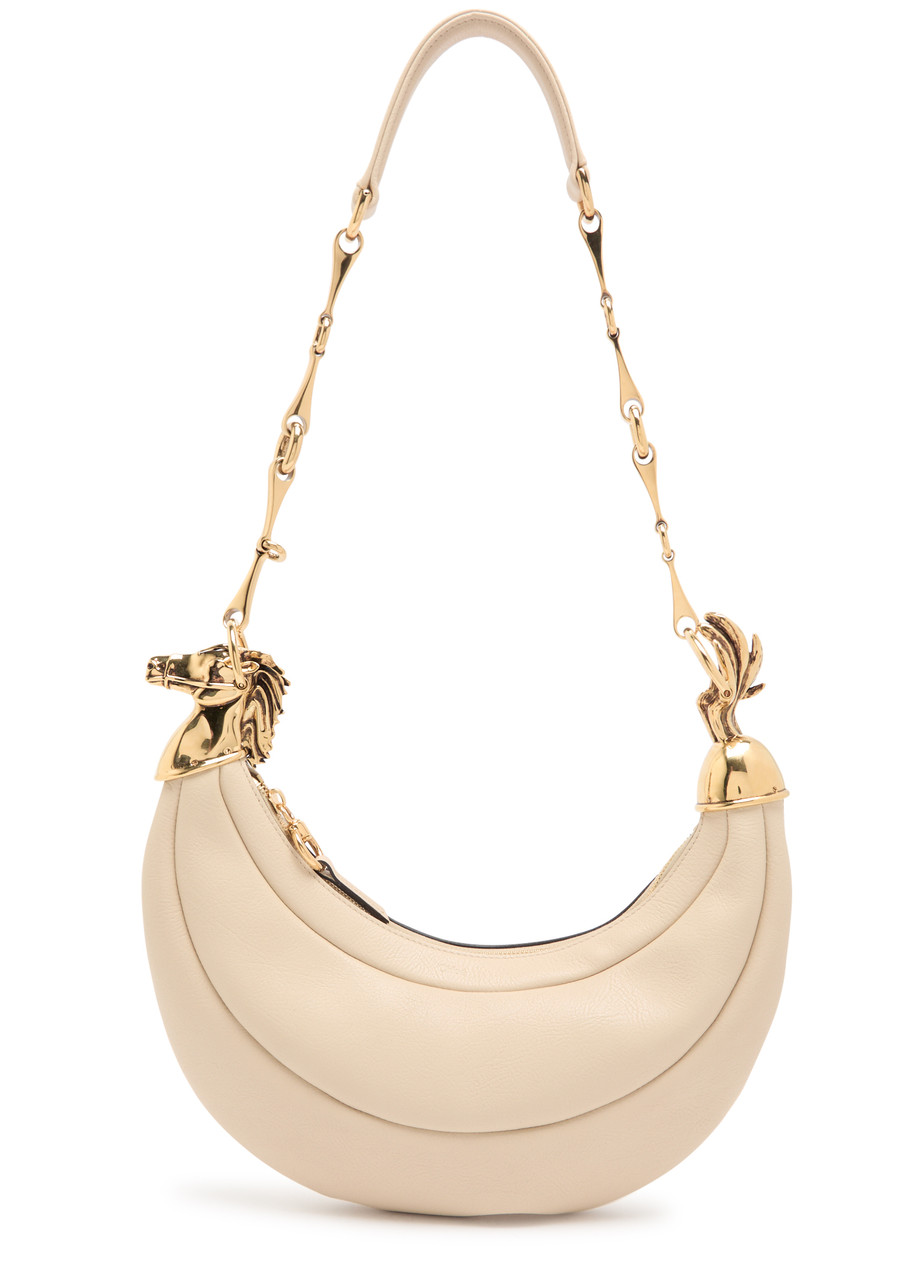 Chloe Chain Horse Leather Shoulder Strap