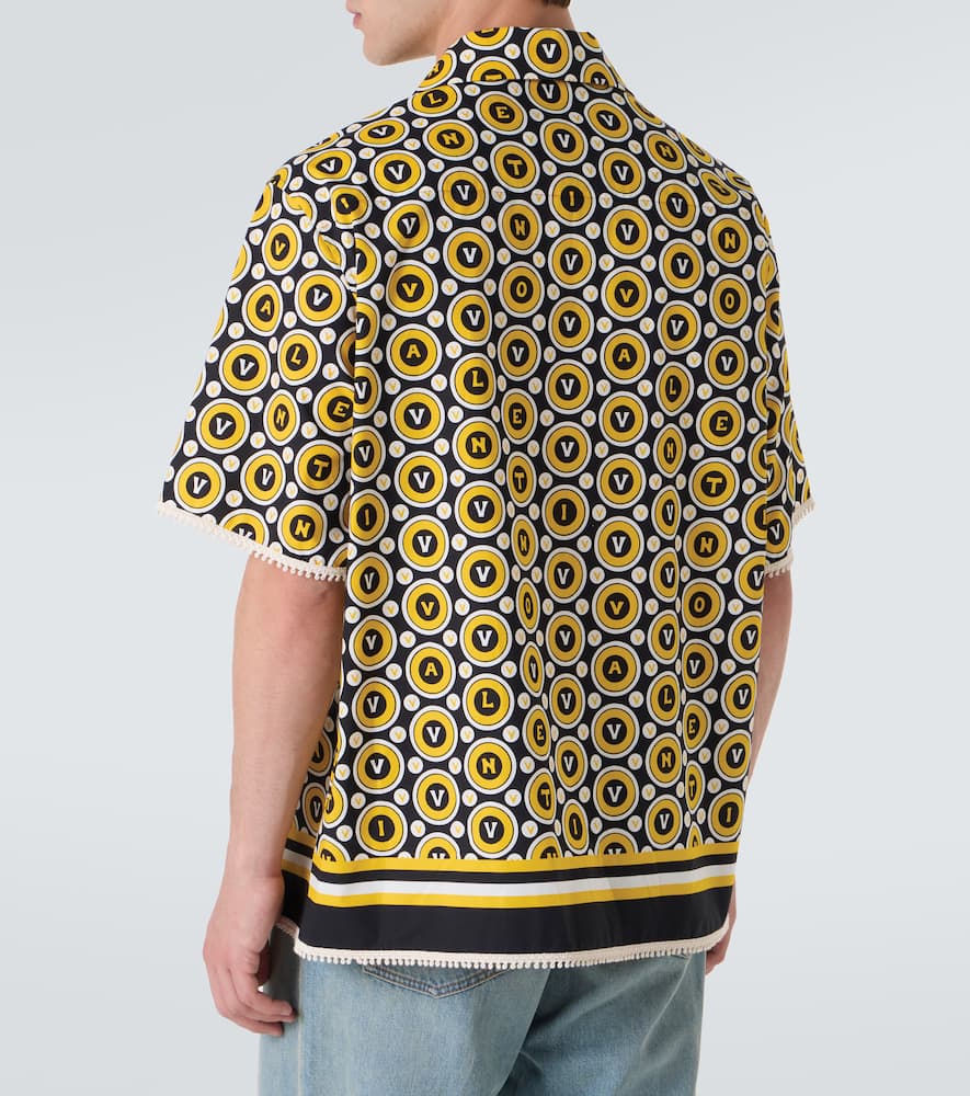 Bulles Royales cotton poplin bowling shirt