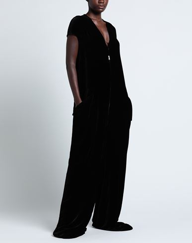 Woman Jumpsuit Black Size 2 Viscose, Silk