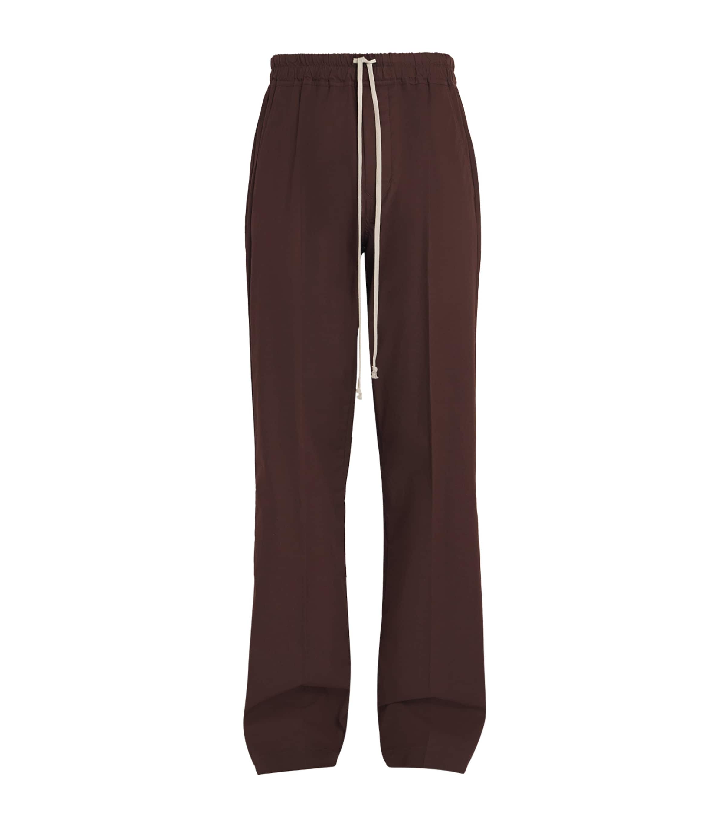Cotton Wide-Leg Sweatpants