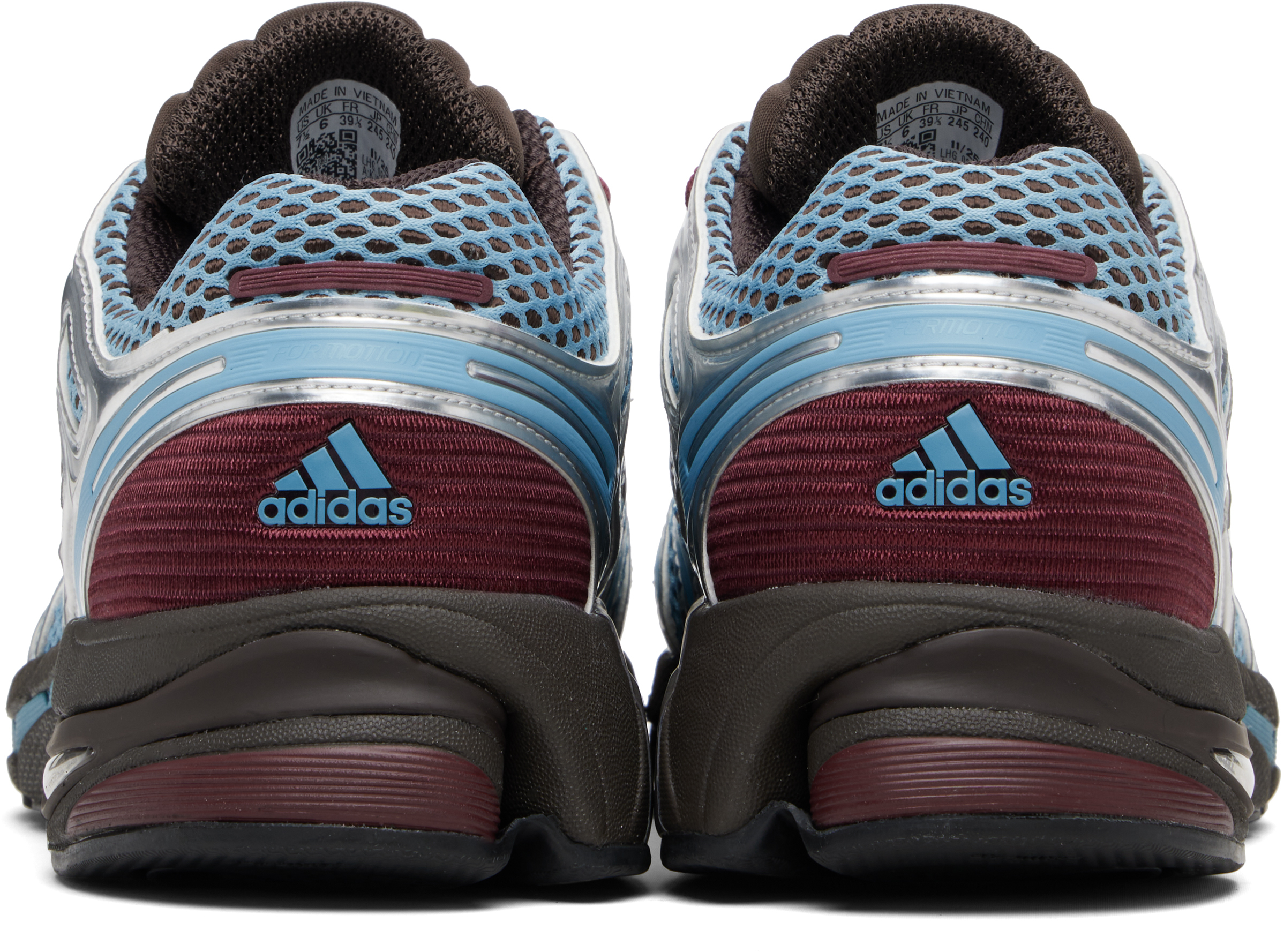 Blue & Burgundy Adistar Control 5 Sneakers