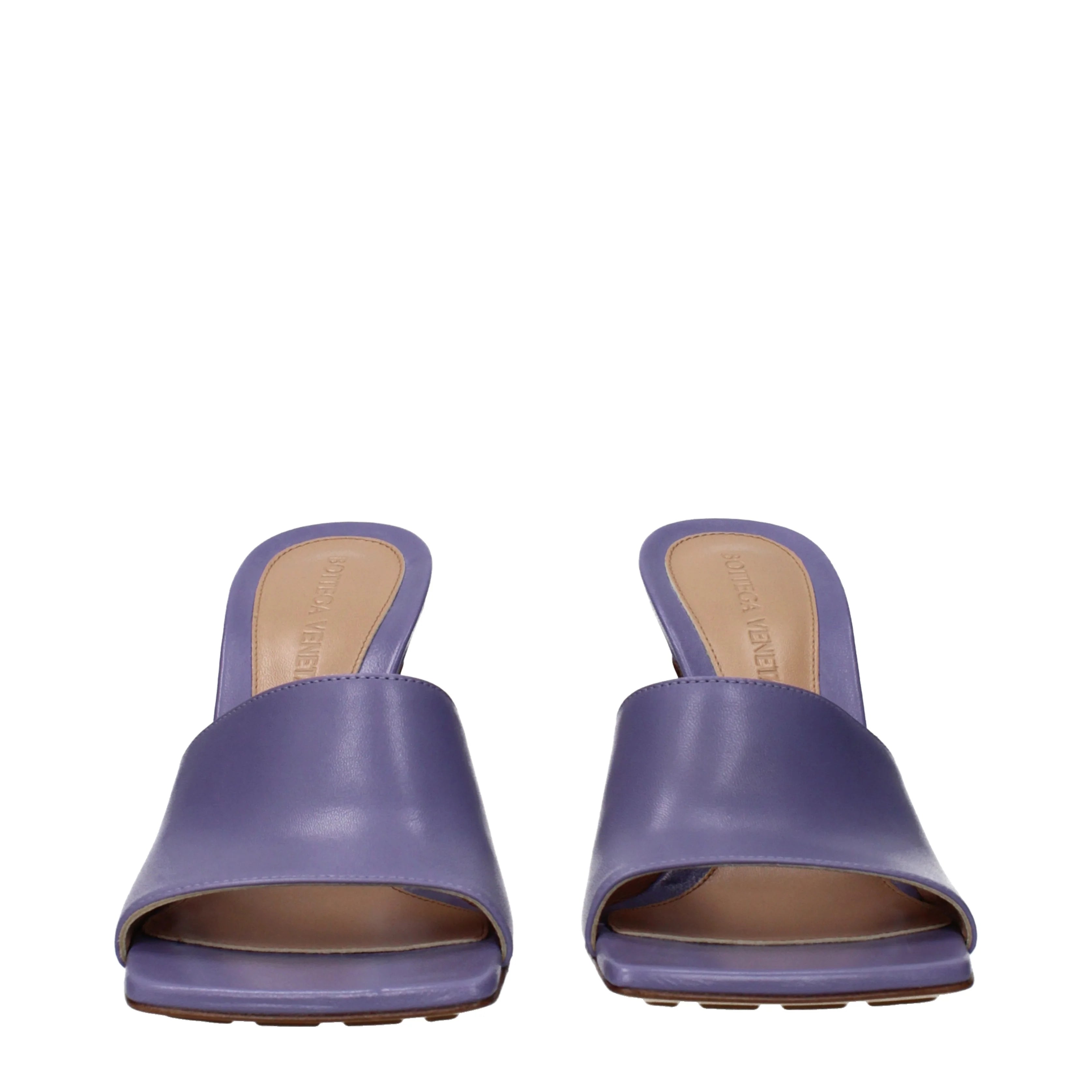 Bottega Veneta Women's Sandals Purple/Lavender Leather