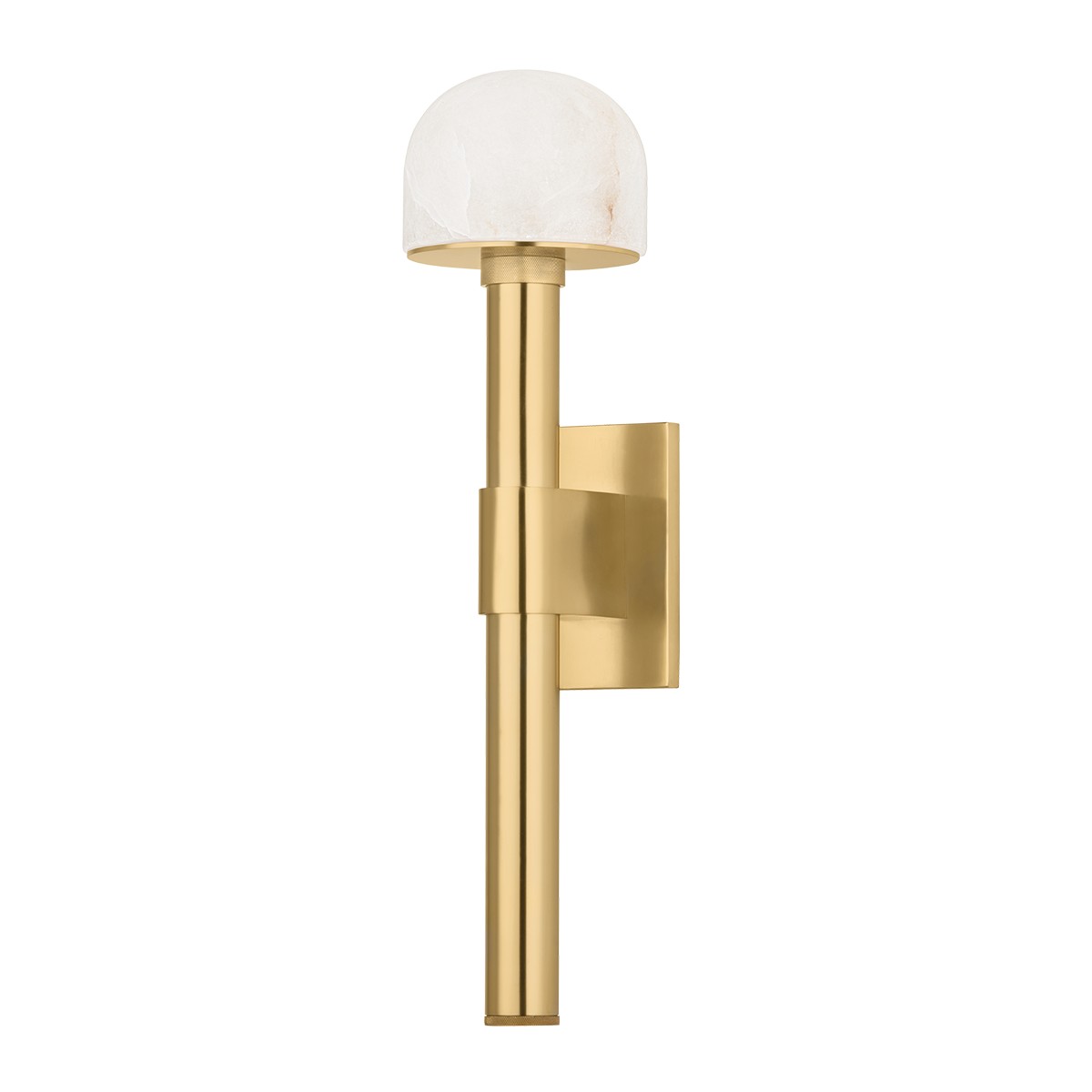 Aged Brass Wall Sconce from the Bellvale Collection