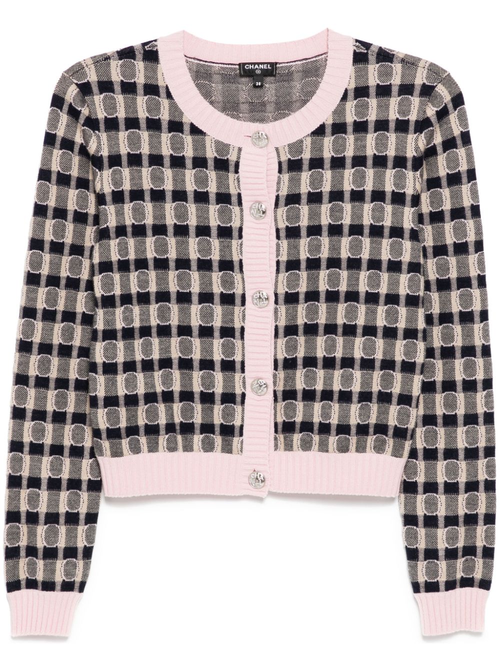 2020s logo cardigan - Blue