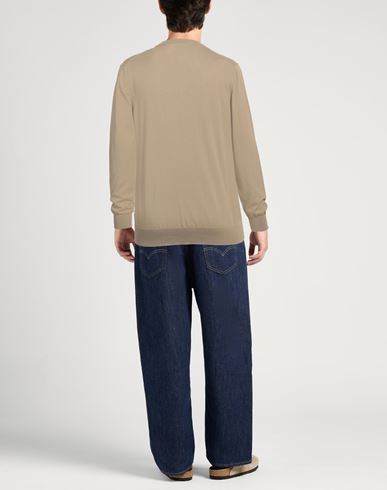 Alpha Studio Man Sweater Sand Size 40 Cotton