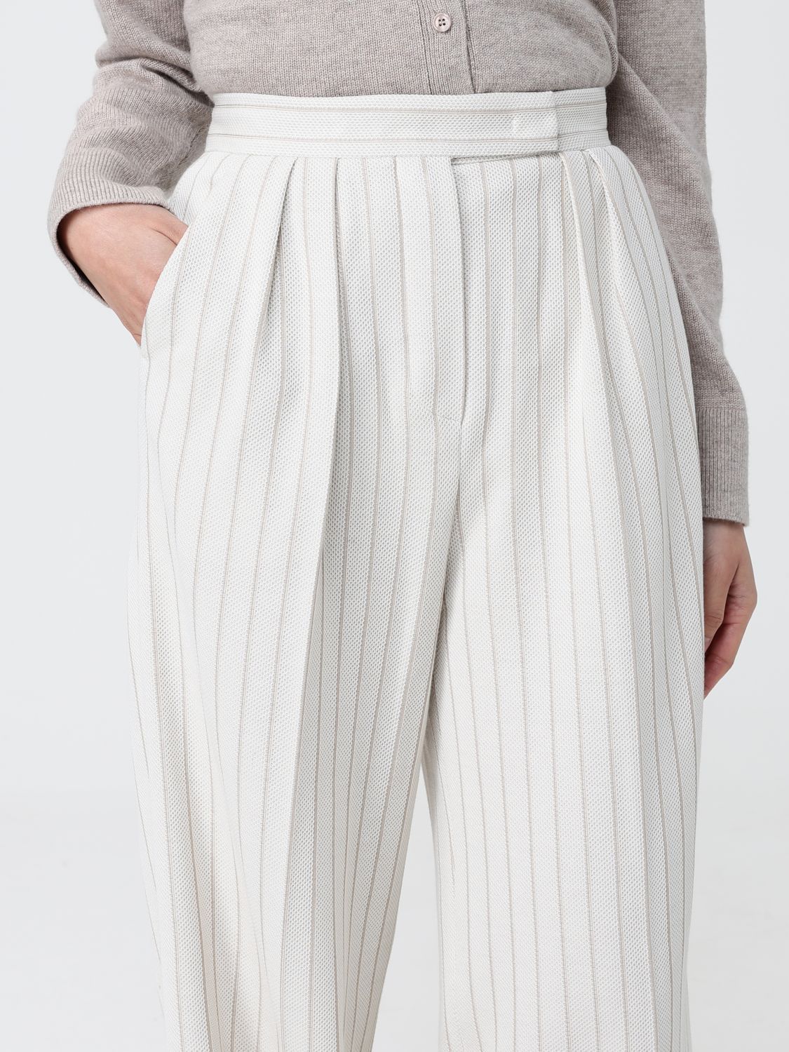 Pants Woman color White