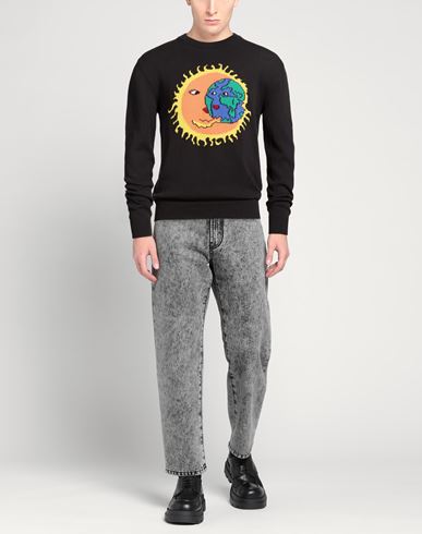 Man Sweater Black Size S Organic cotton