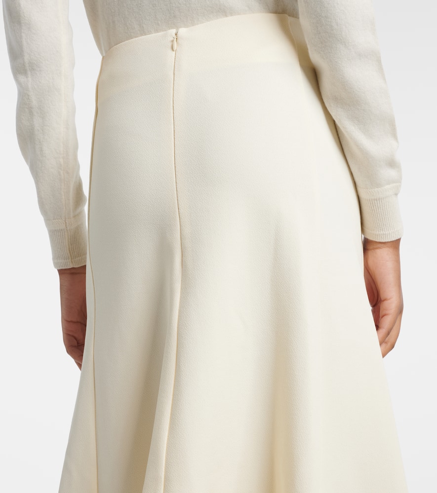 High-rise midi skirt