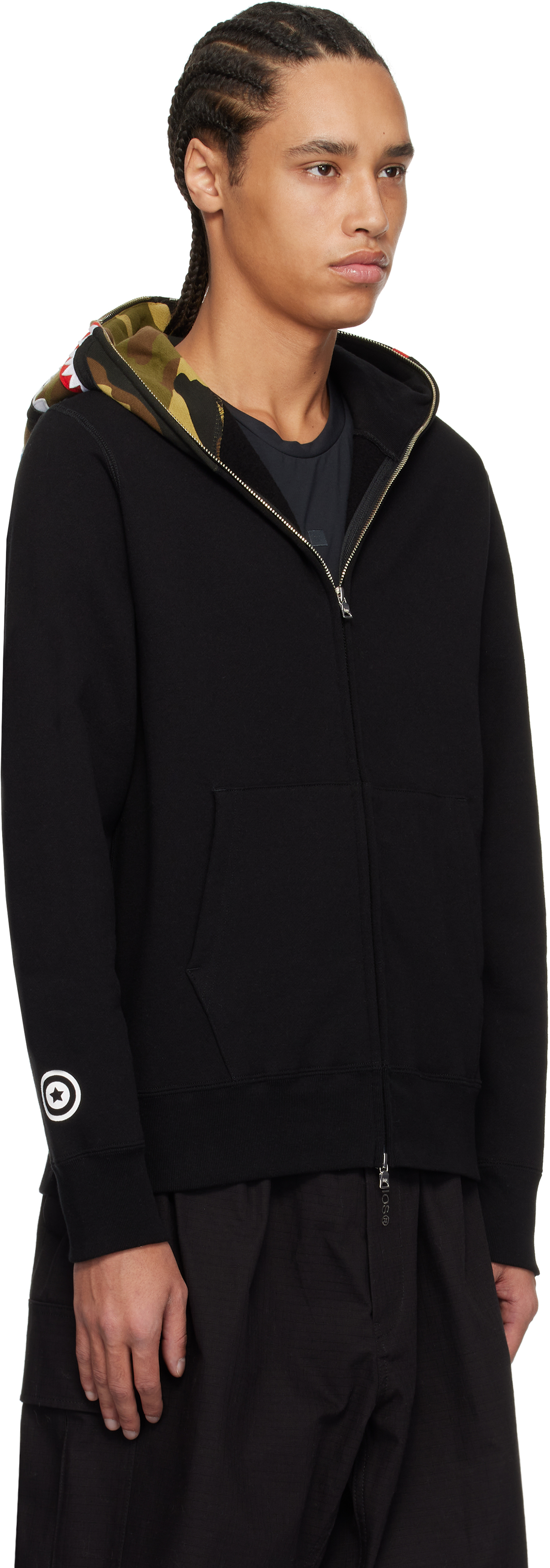 BAPE Black 1st Shark Full Zip Hoodie