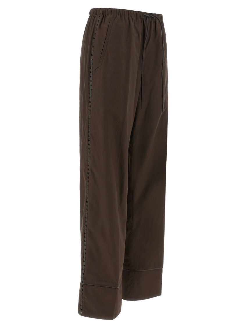 Leather Insert Pants