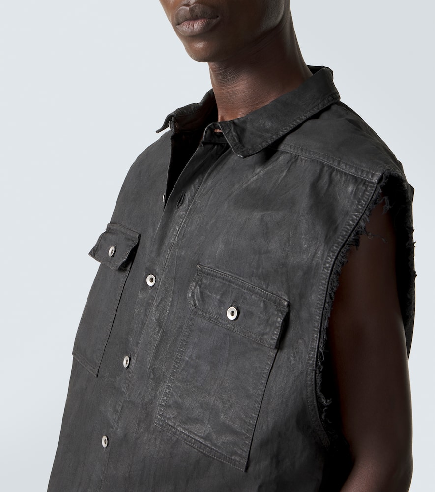 DRKSHDW oversized cotton shirt
