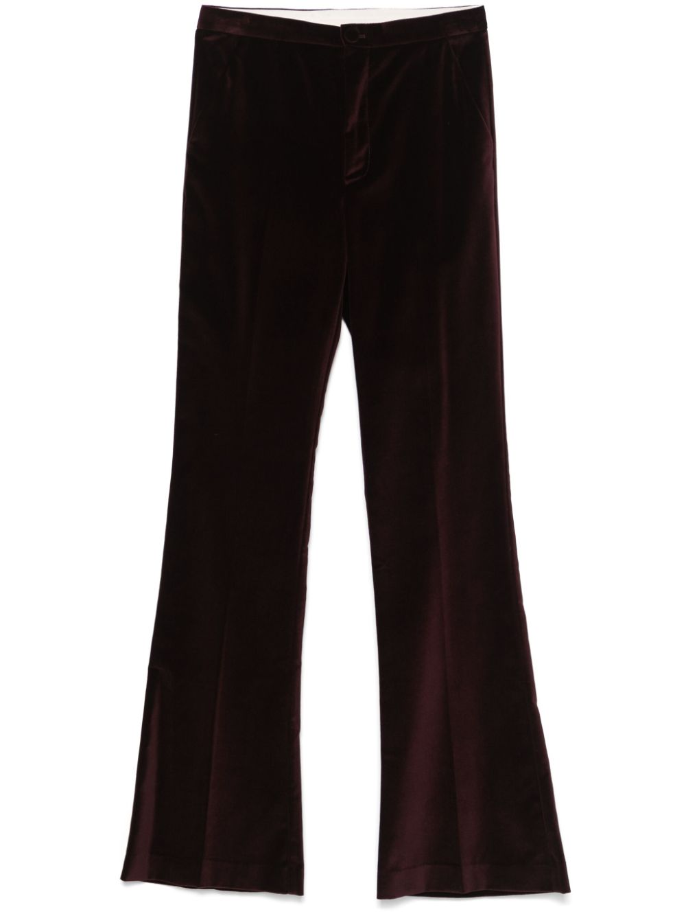Velvet trousers - Purple