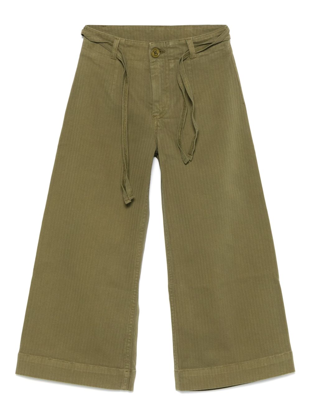 Wide-leg trousers - Green