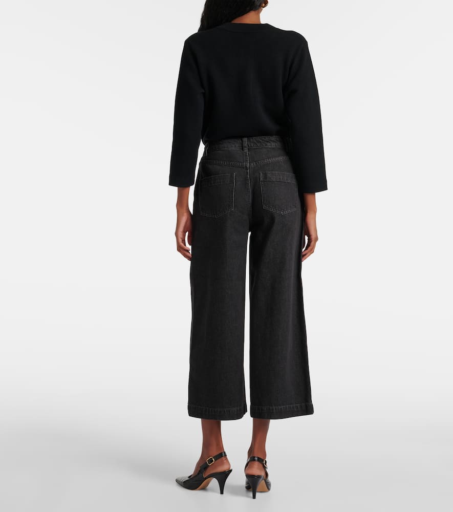 Vince Cropped wide-leg jeans