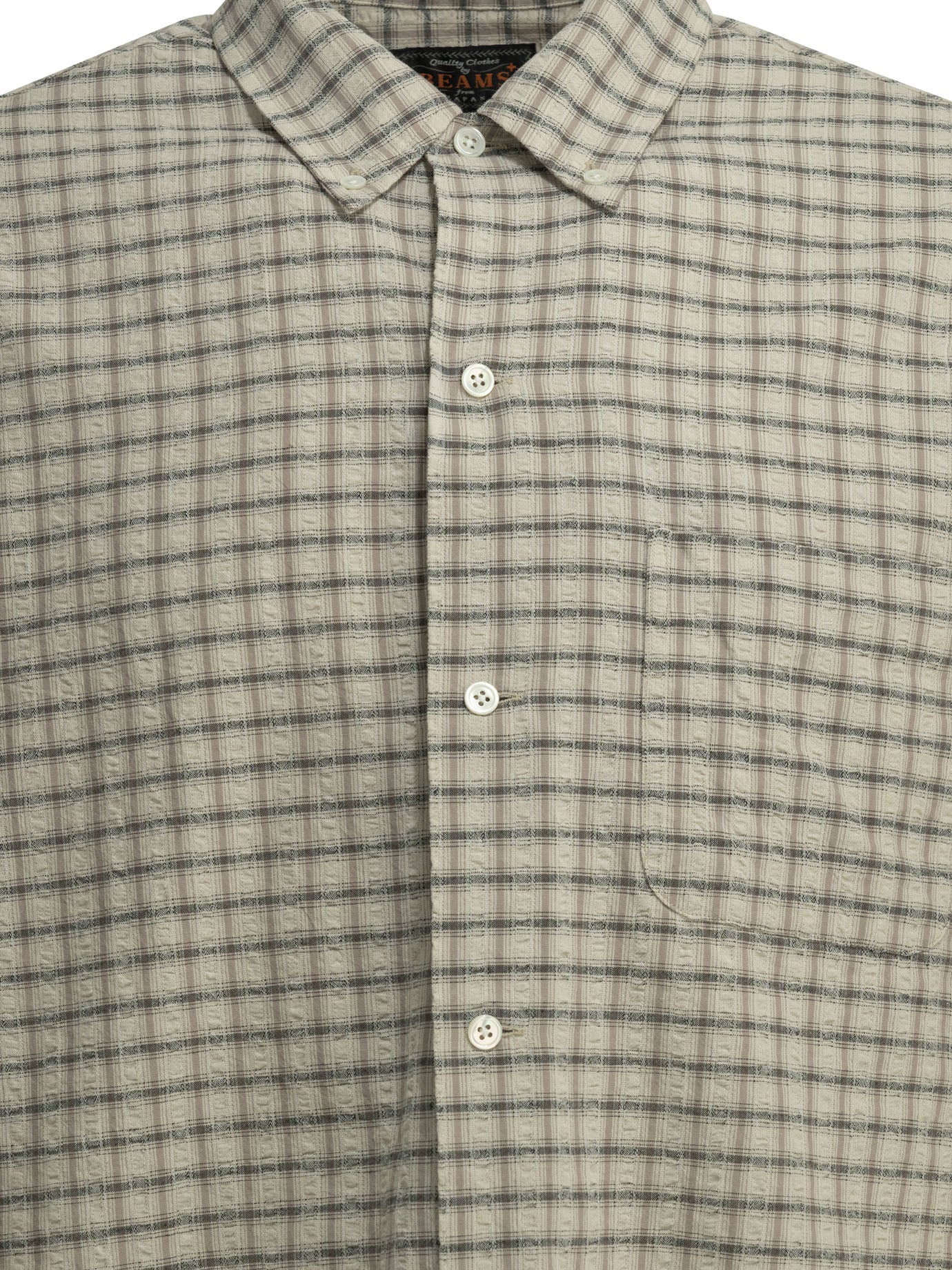 Beams Plus "Open Bd Sucker" Casual Shirt