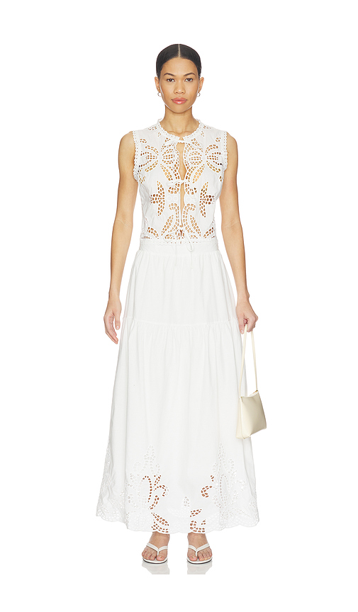 HEARTLOOM Arly Set in White. XS. Also in S, M