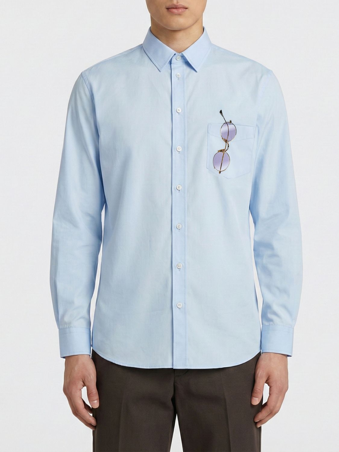 Shirt Men color Blue