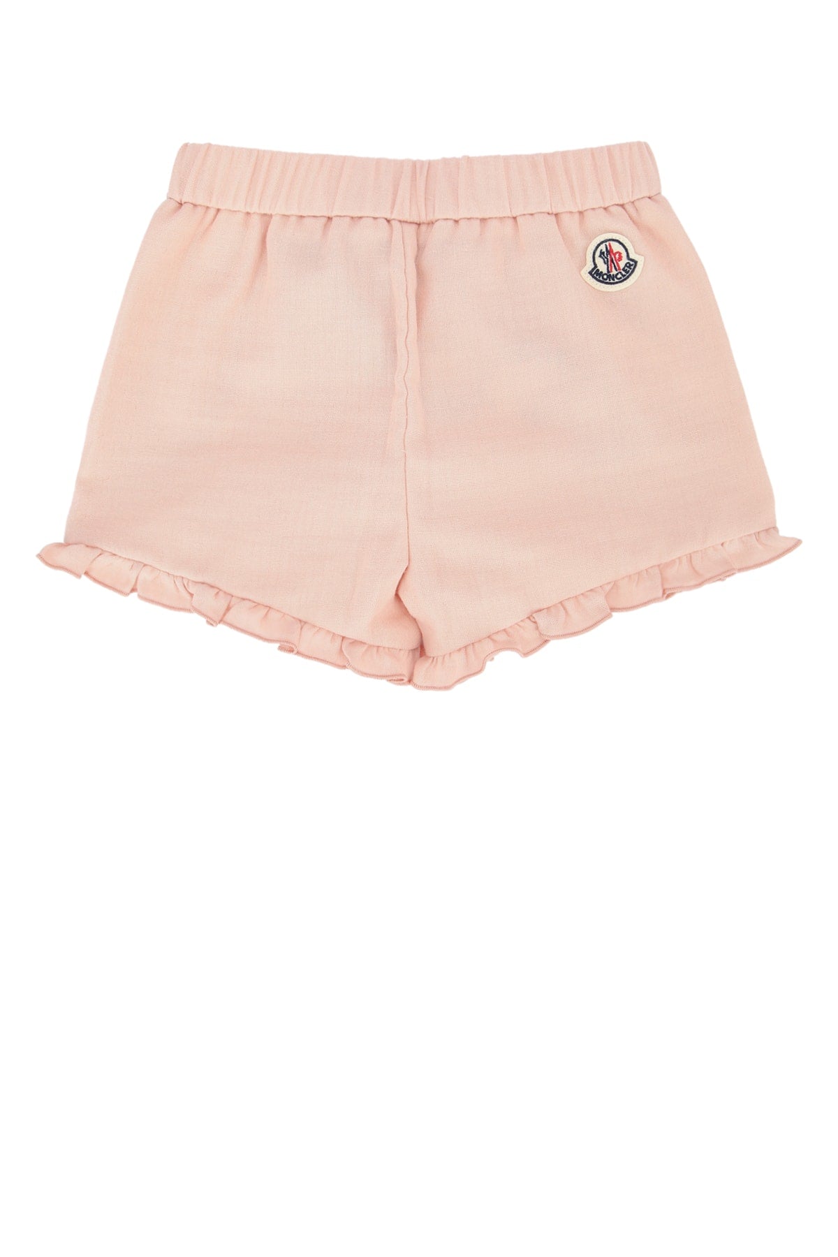 Ruffled Hem Bermudas — Pink
