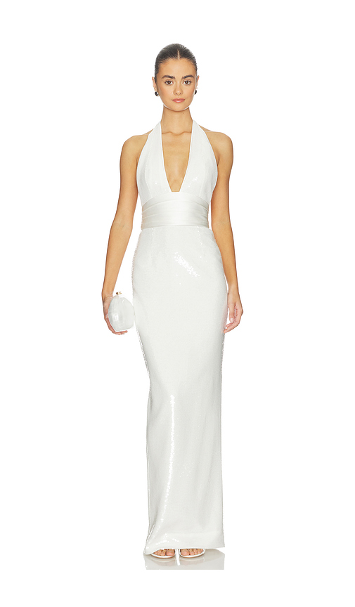Retrofete Kelsie Dress in Cream in Cream. L. Also in