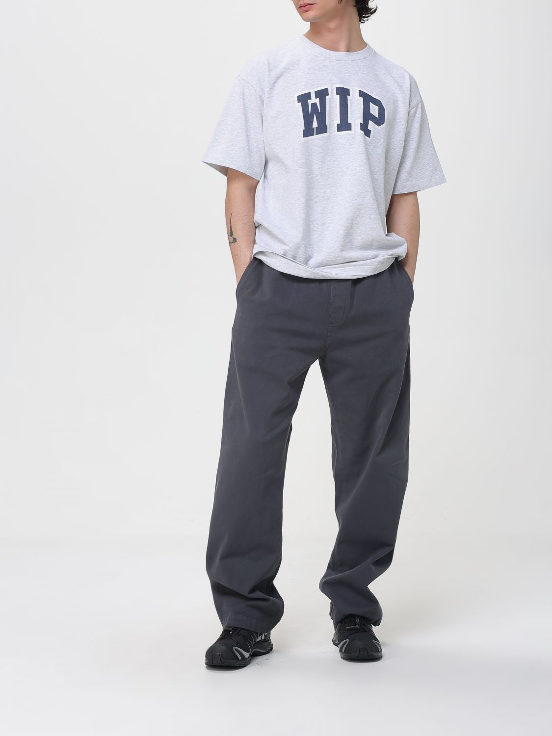 Pants Men color Grey