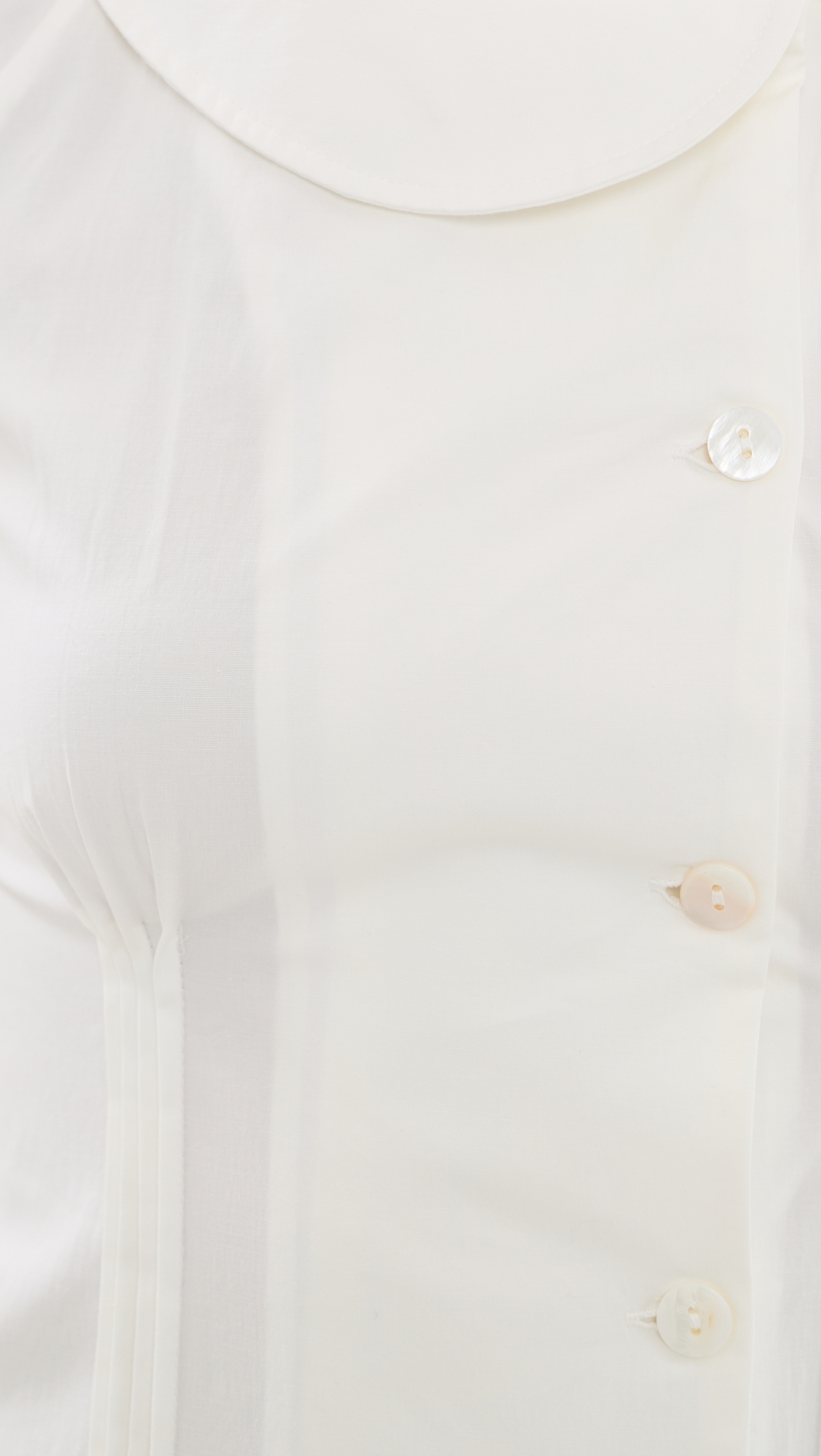 Missy Asymmetric Blouse Porcelain