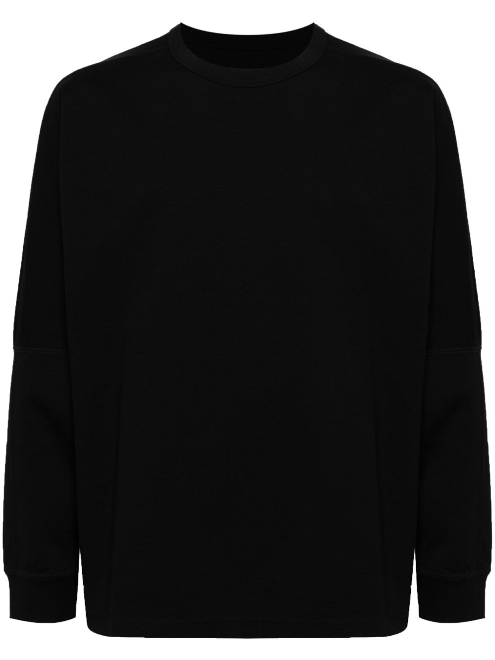 Crew-neck jersey sw - Black