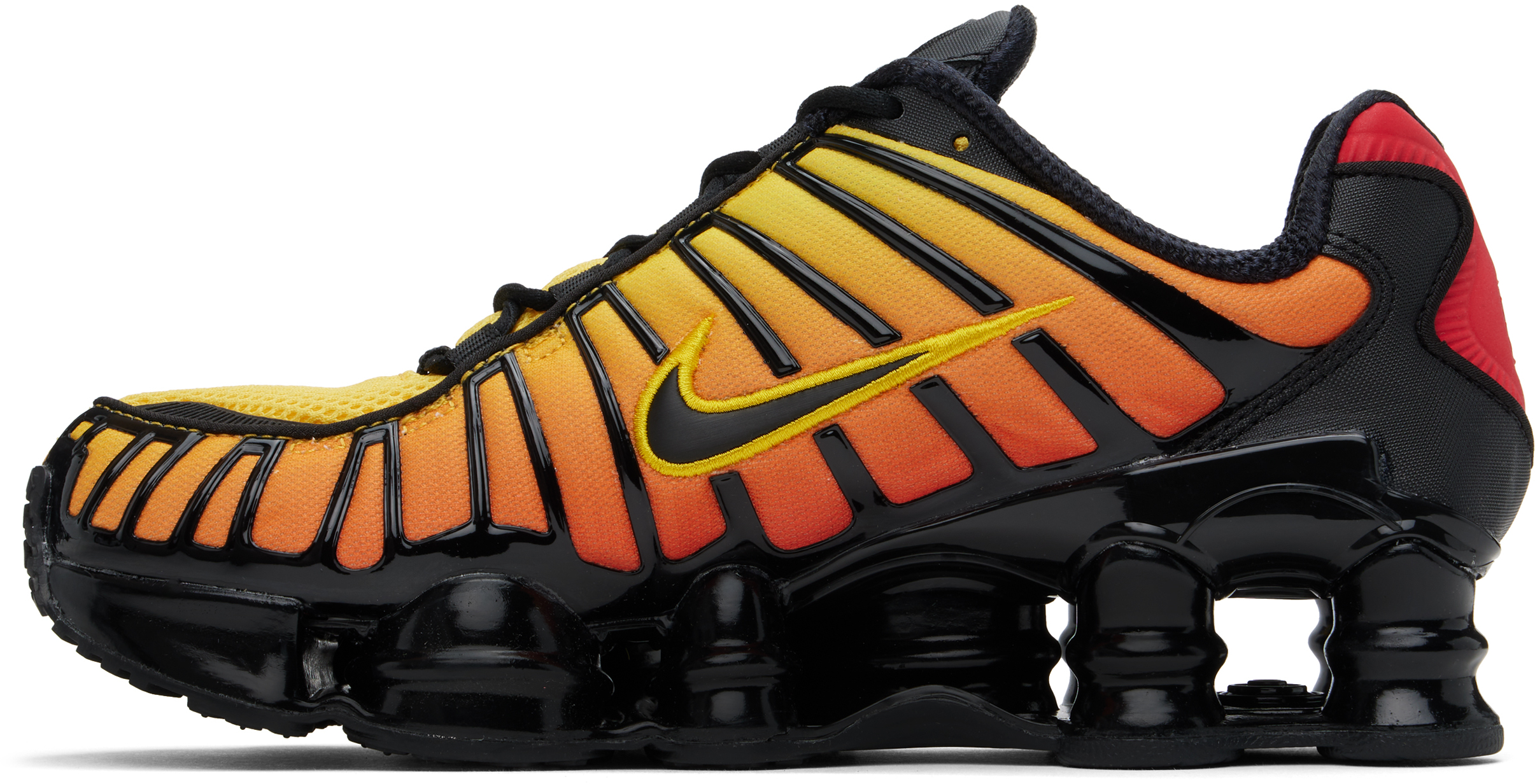 Orange & Black Shox TL Sneakers