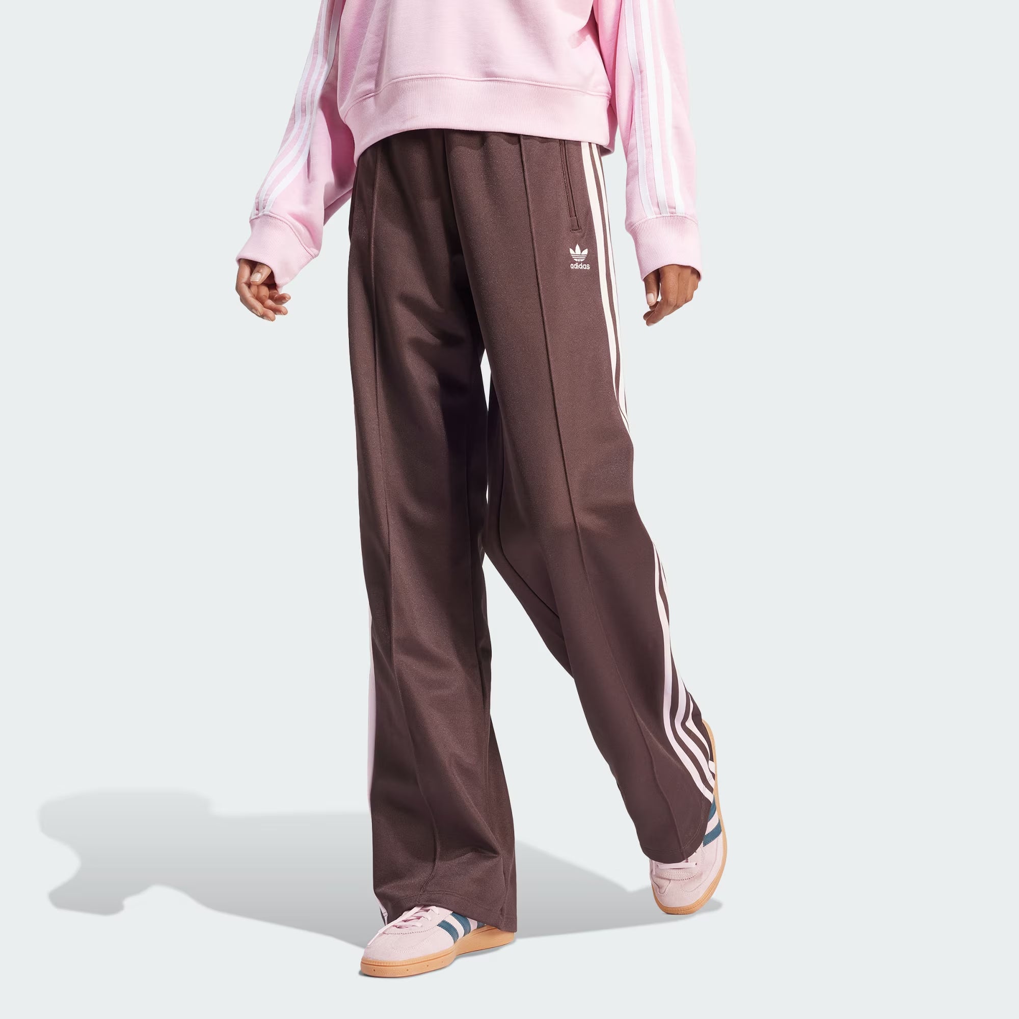(WMNS) originals Beckenbauer Track Suit Pants Asia Sizing 'Brown'