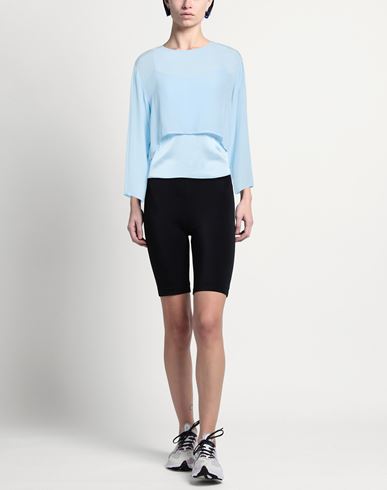 Woman Top Light blue Size S Viscose