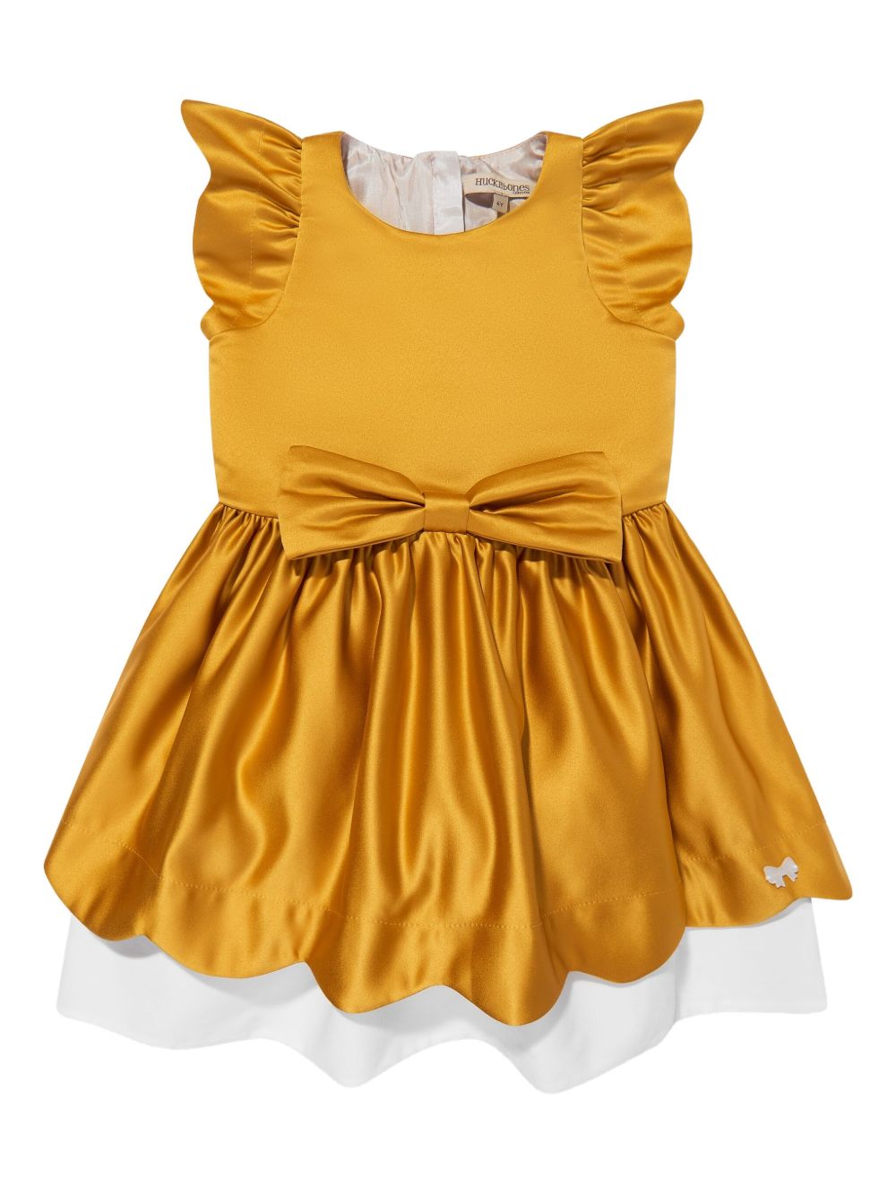 Hucklebones London bow-detailing dress - Yellow