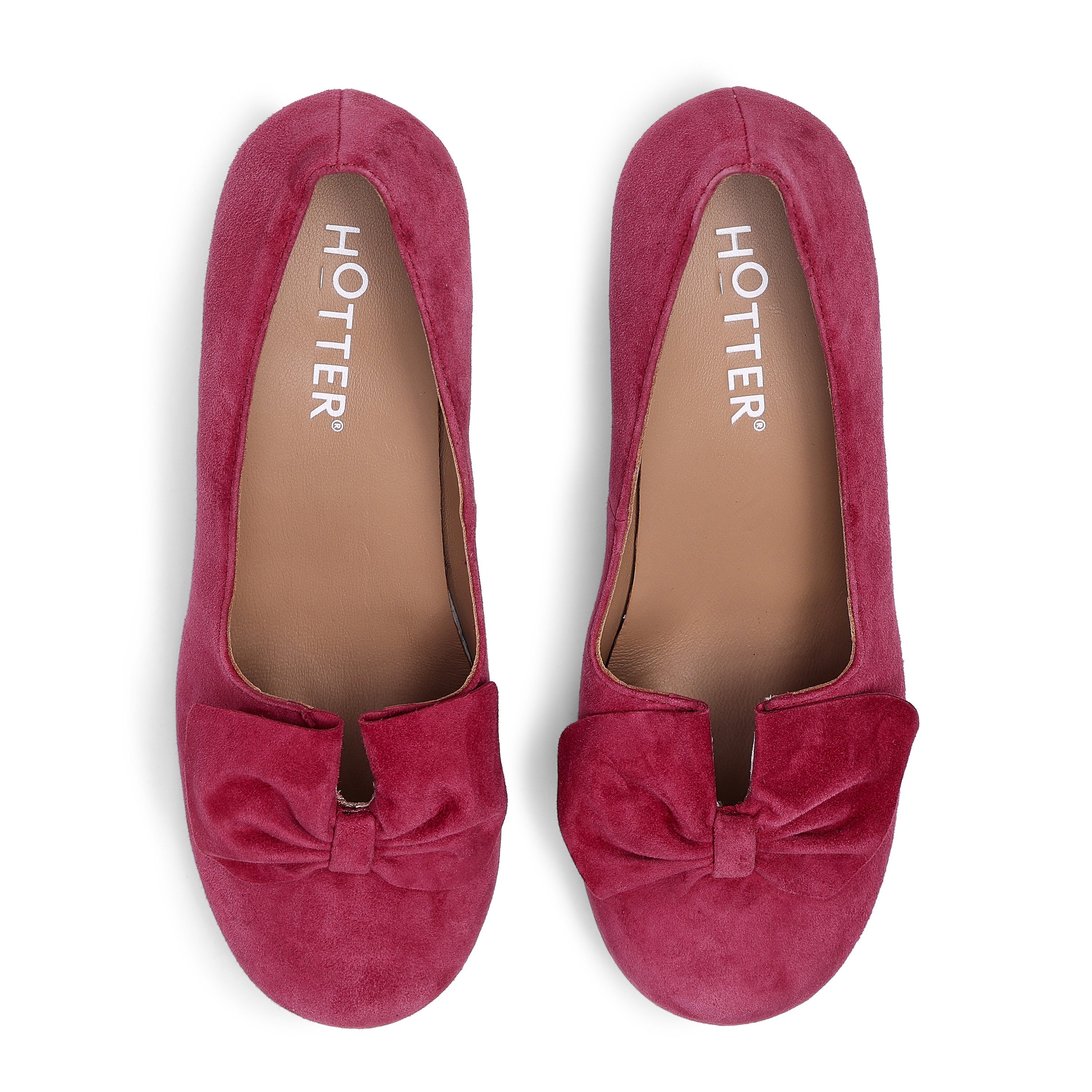 Hotter Wide Fit 'donna' Heels In Bright Pink