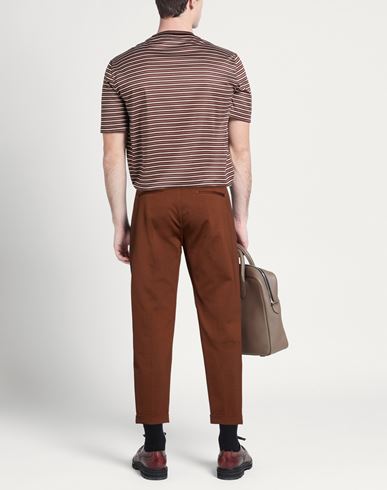 Man Pants Tan Size 34 Viscose, Polyamide, Elastane