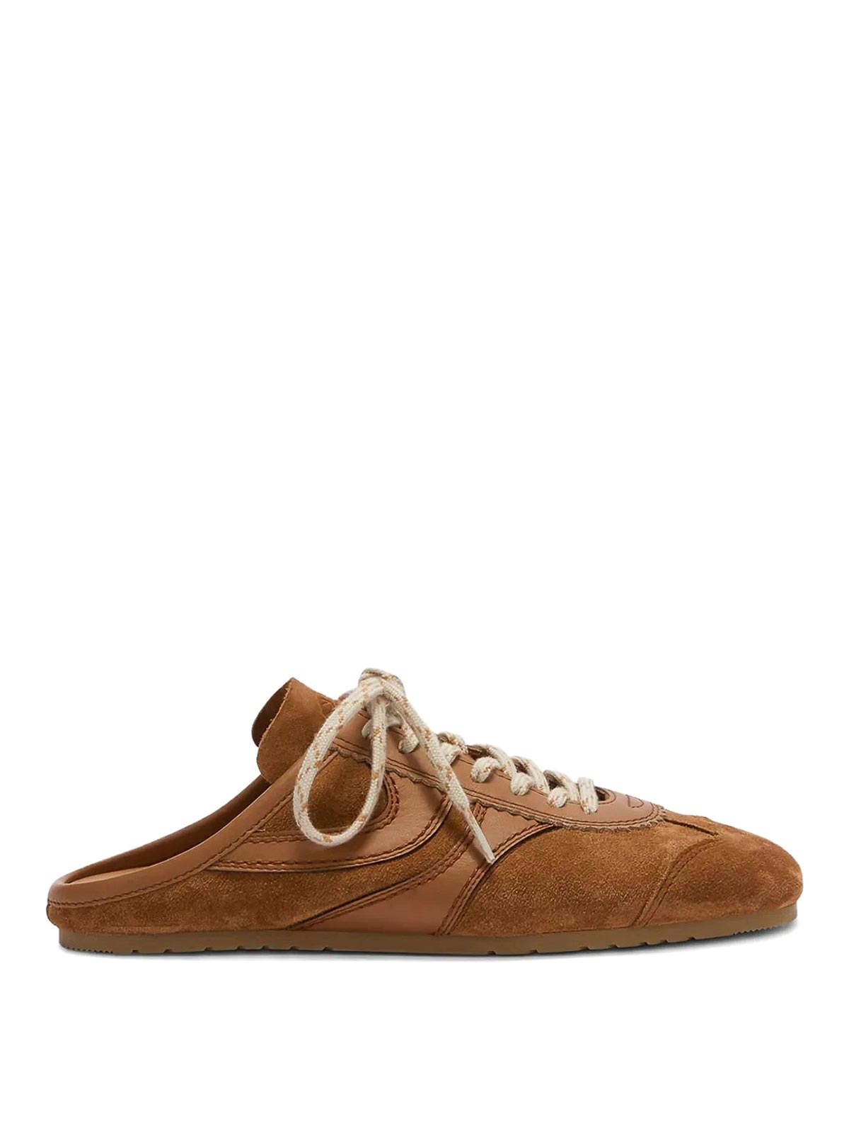 Suede Sneaker Mules