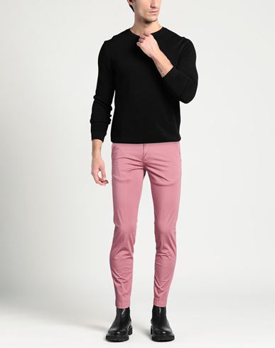 Man Pants Antique rose Size 32 Cotton, Elastane