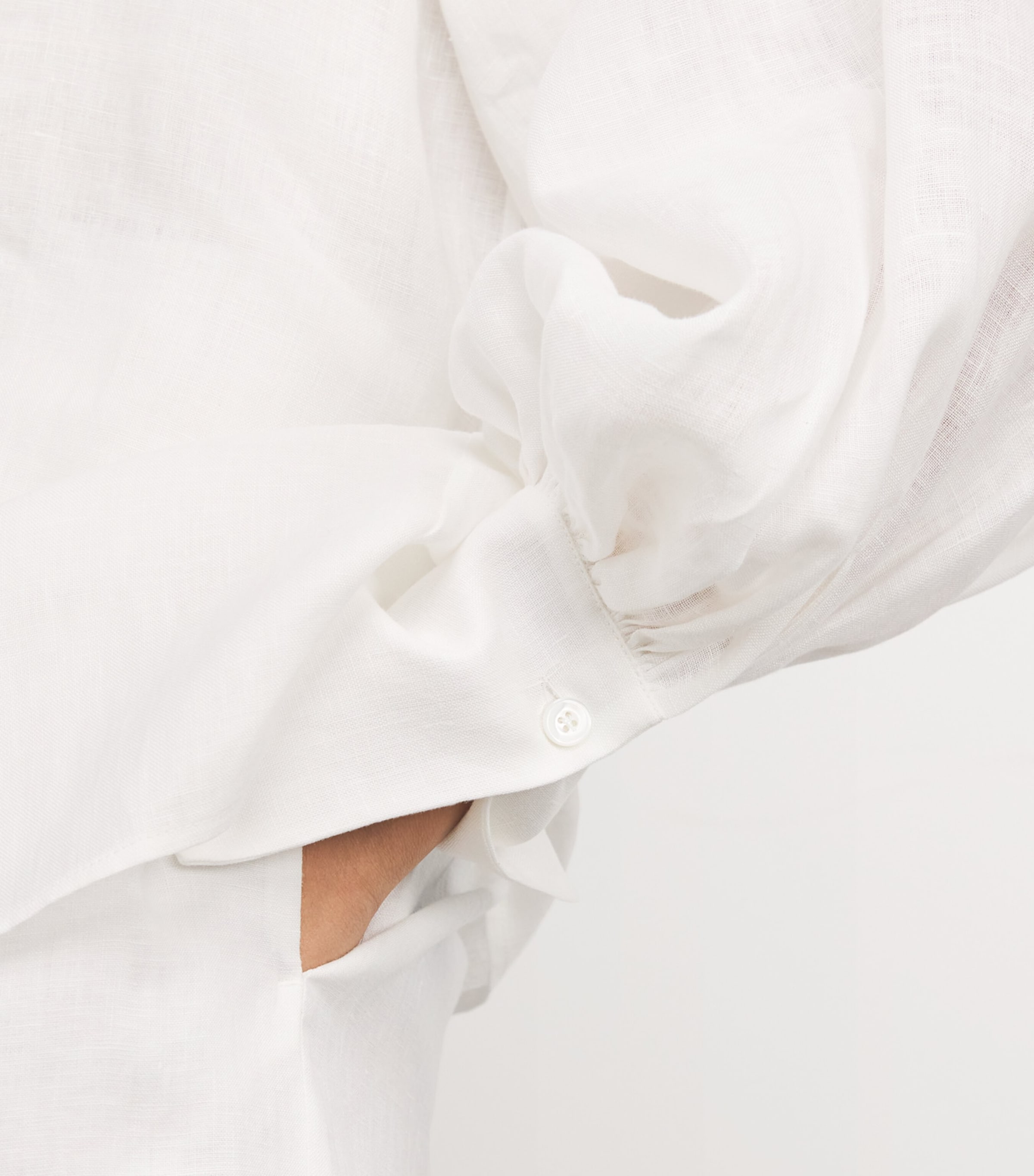 Eleventy Linen Long-Sleeve Shirt