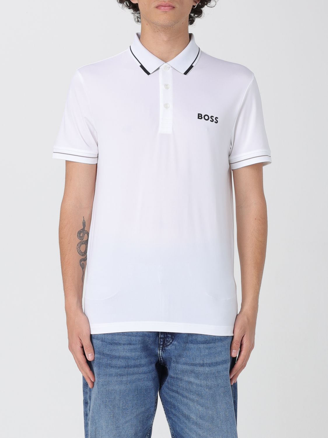 Polo Shirt BOSS Men color White