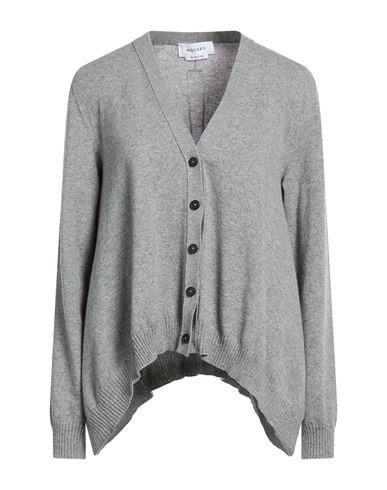 Woman Cardigan Grey Size M Cashmere, Wool