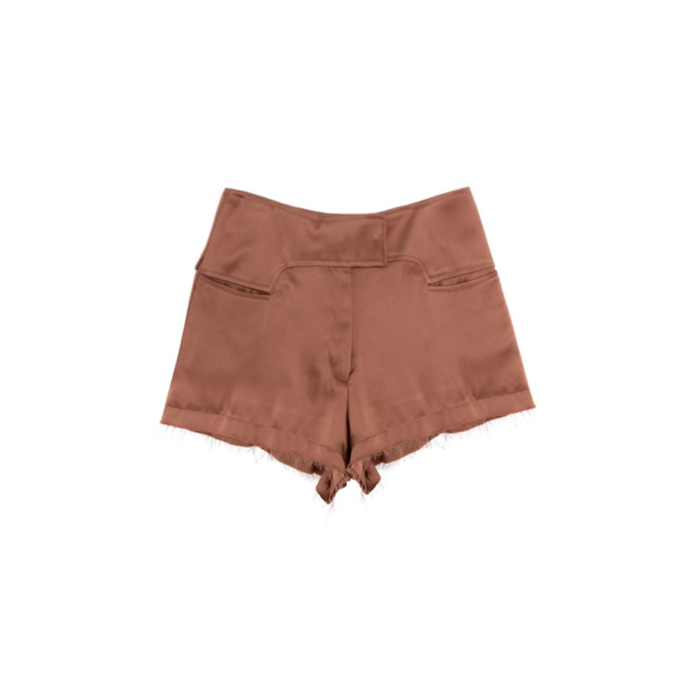Satin Shorts — Pink