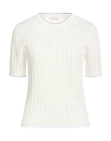 Woman Sweater White Size 8 Viscose, Polyester