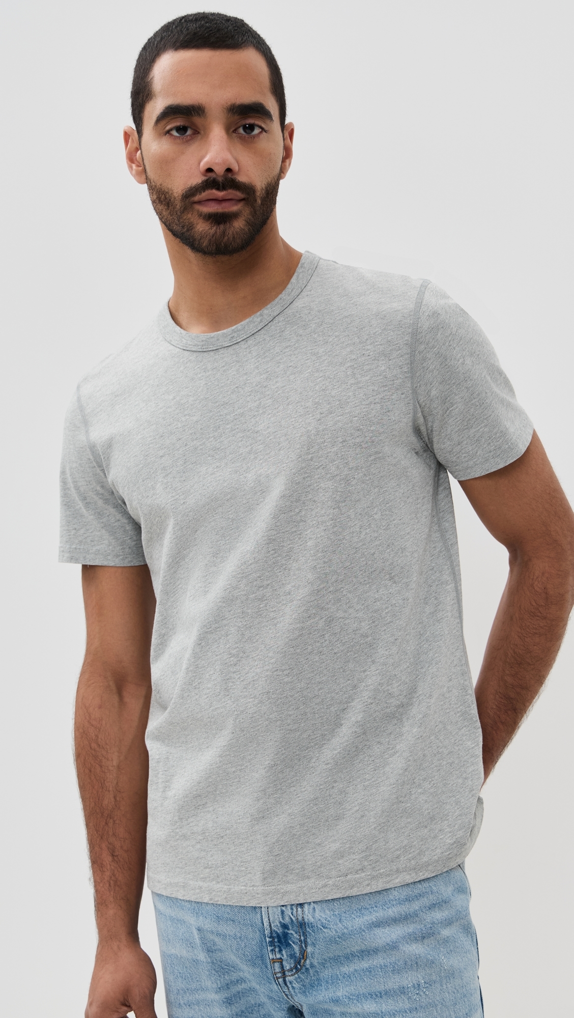 Reigning Champ Lightweight Jersey T-Shirt H. Grey